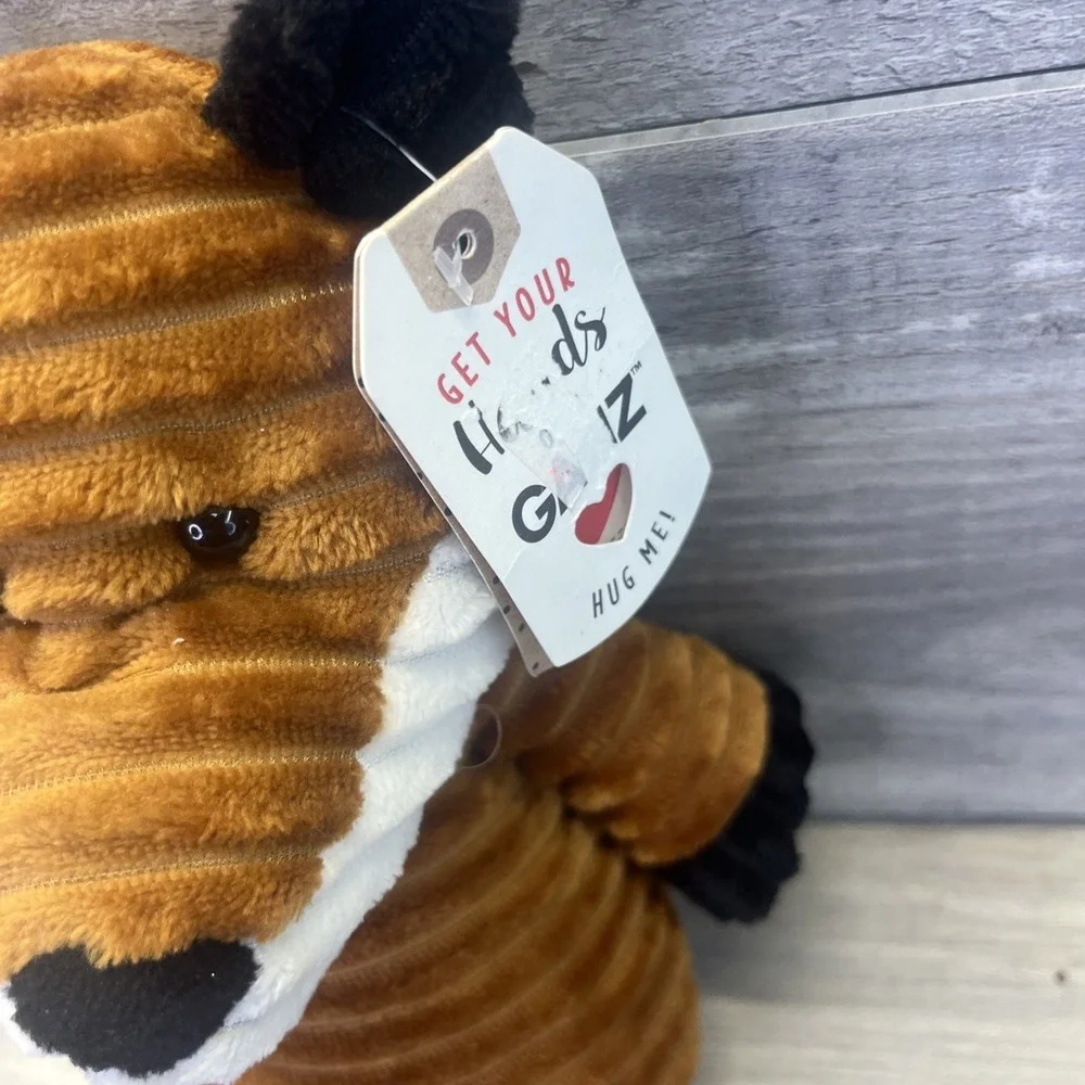 Ganz Ribbles Fox Corduroy Plush Stuffed Animal Toy 12